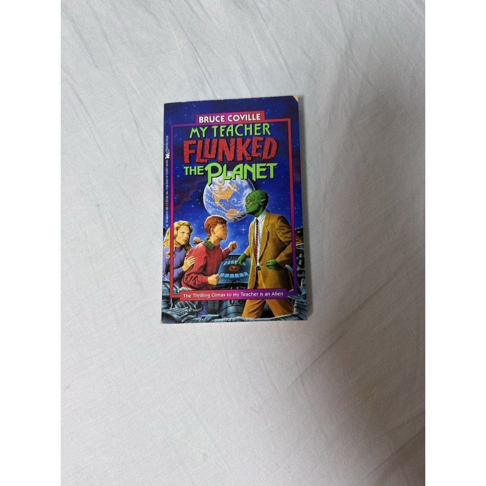 My Teacher Flunked the Planet Paperback Bruce Coville Kids YA Minstrel 1992